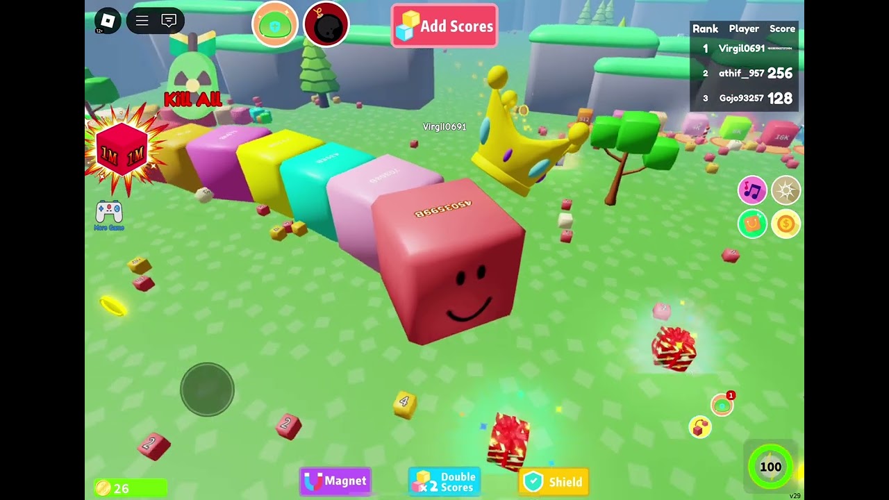 I was 618 septillion and I fell off the void! | Roblox | Worm 2048