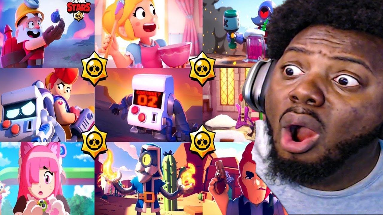 BRAWL STARS NOOB REACTS TO ALL BRAWL STARS ANIMATIONS