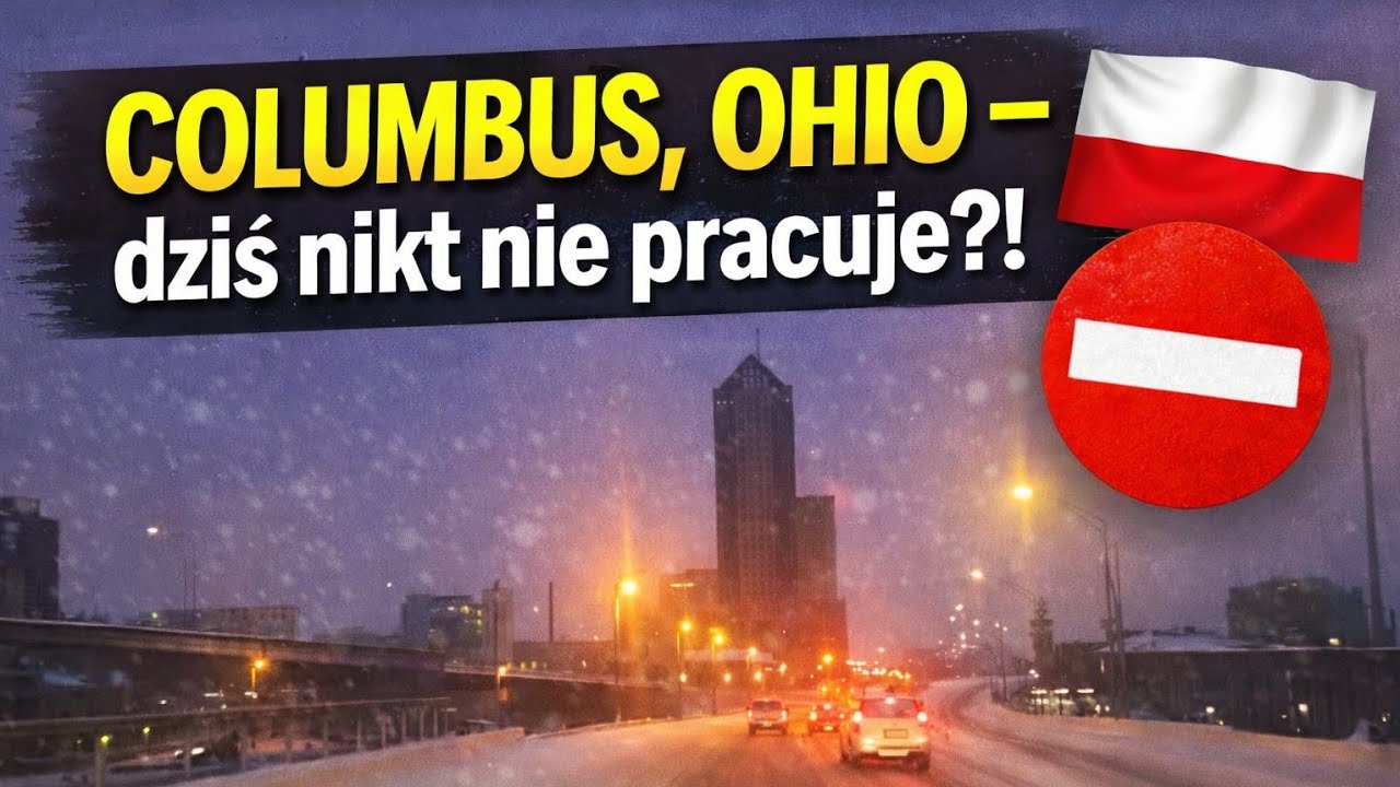 Columbus Ohio — Dziś Zamknięte. Po Śnieżycy Nikt Nie Przyszedł do Pracy