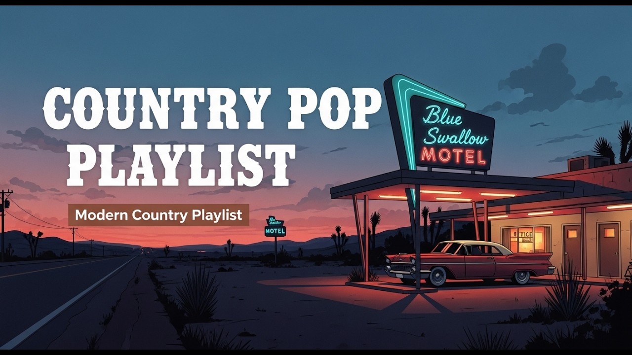 Midnight Modern Country 🌙 Calm Road Trip Songs & Cozy Country Pop Mix