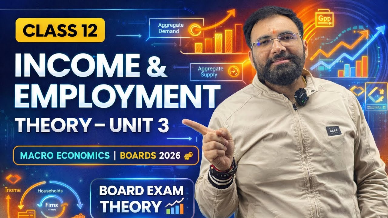 Income & Employment Theory | Unit 3 One Shot | Boards 2026