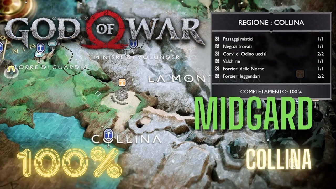 God of War (2018) [PS4] - Walkthrough ITA | MIDGARD: Collina [100% COLLEZIONABILI]