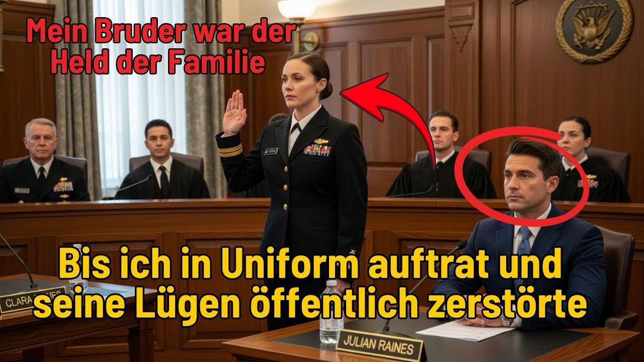 Er lachte im Marinegericht, bis ich in Uniform erschien – dann wusste er, was wirklich auf dem Sp
