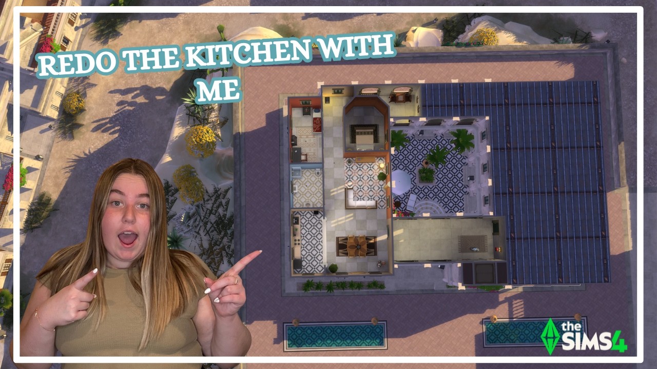 ⭐ Redesigning This Ondarion Apartment Kitchen! 🍽️✨ | The Sims 4 Build