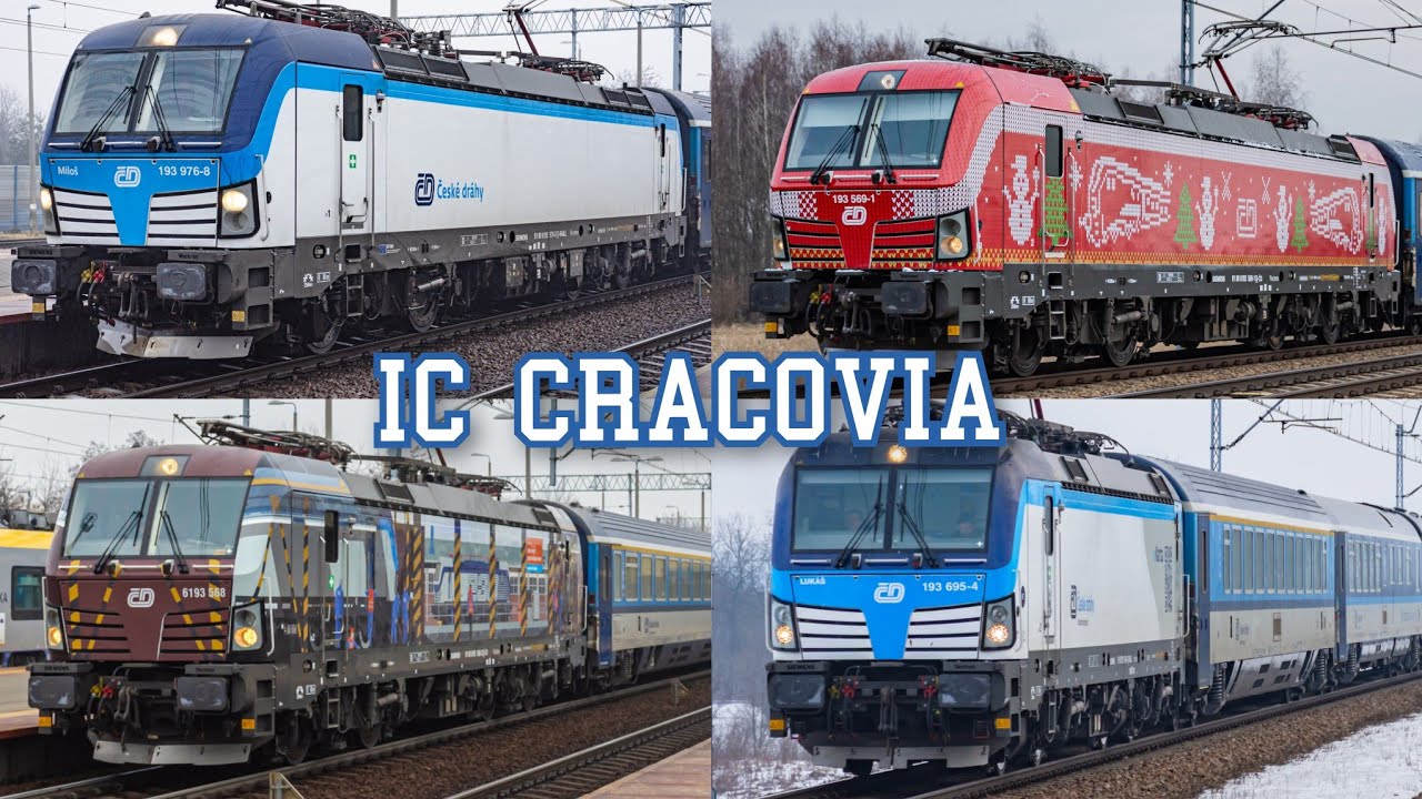 Czeskie Vectrony w obsłudze IC Cracovia