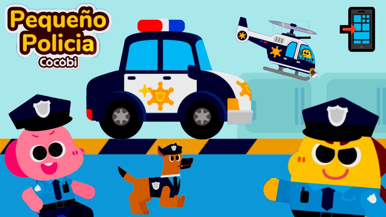 📲 APP PEQUEÑO POLICÍA CÓCÓBI en ESPAÑOL 🌈 APPS para NIÑOS