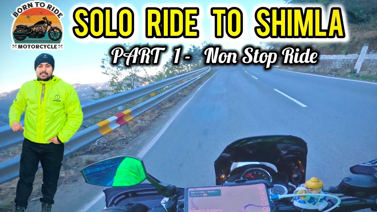 Panipat to Shimla Bike Ride🏍️ 🏔️| 300km Non Stop Ride🔥| MotoVlog | Royal Enfield