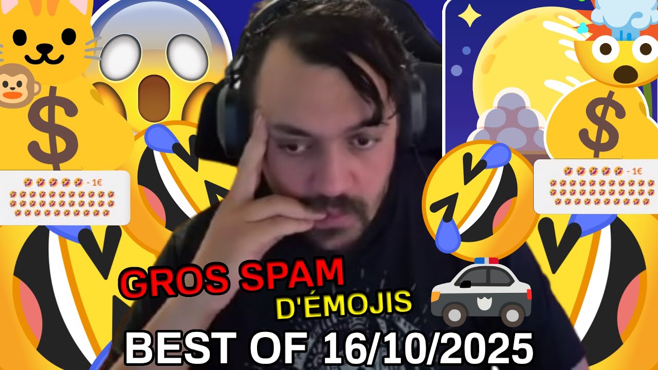 TK REÇOIT LE PLUS GROS SPAM D'ÉMOJIS 😂 LES ABONNÉS SE ROULENT PAR TERRE DE RIRE 🤣Best of du 16/10/25