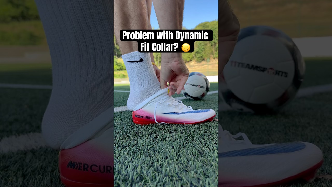 Problem with Dynamic Fit Collar? 😏 #footballer #nikemercurial