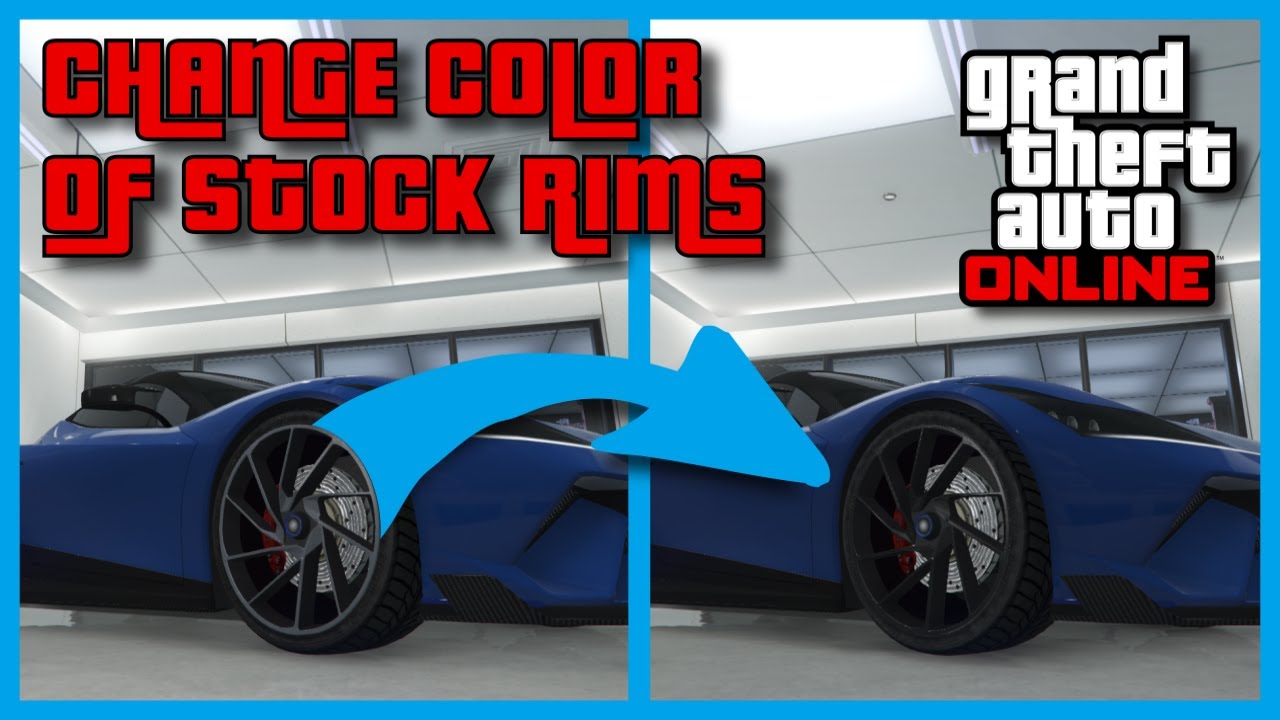 How To Change The Color Of Stock Wheels In GTA Online