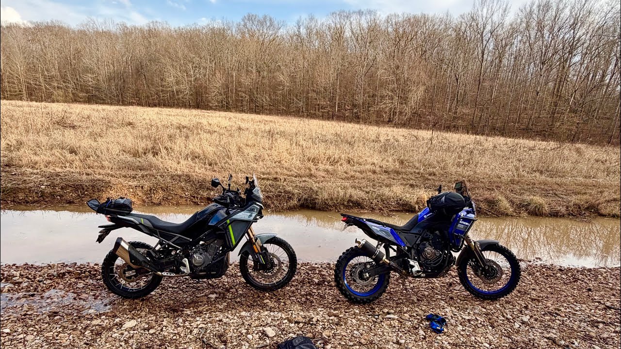 CF Moto Ibex 450 first impressions. exploring LBL with Tenere 700 