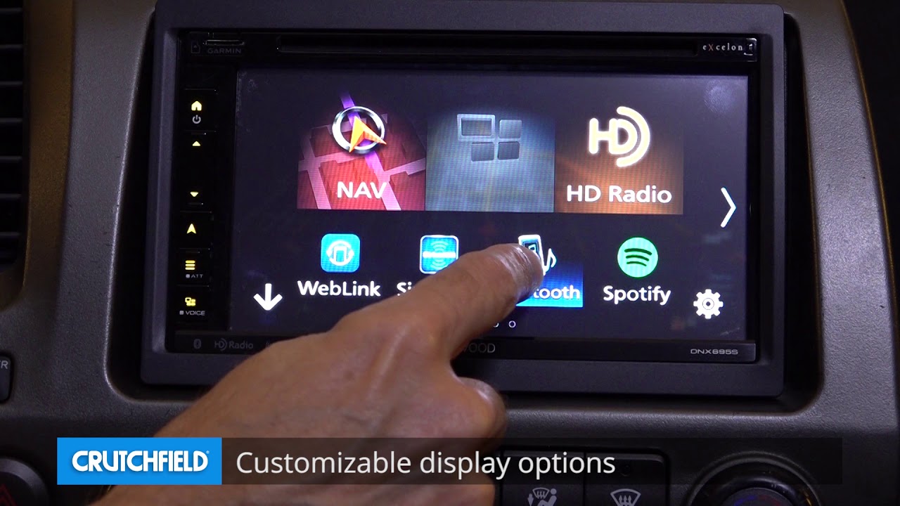 Kenwood Excelon DNX695S Display and Controls Demo | Crutchfield Video