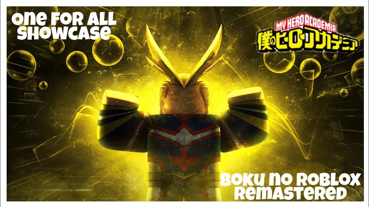 Roblox | BOKU NO ROBLOX REMASTERED ONE FOR ALL SHOWCASE!