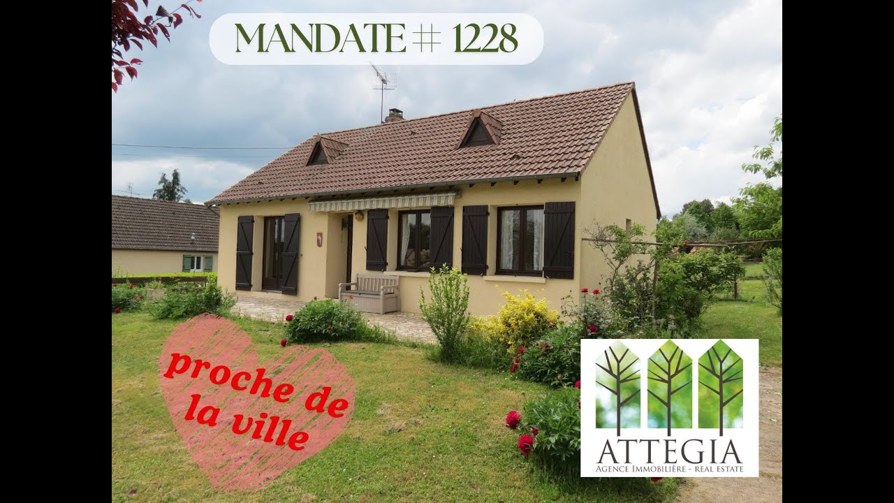🏡 Virtual Tour – Charming 2/3 Bedroom Detached Property Near La Châtre – La Charte (36)