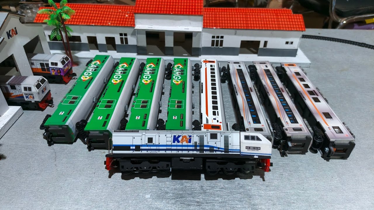 Mulung mainan kereta api, merakit mainan kereta api, meroling mainan kereta api