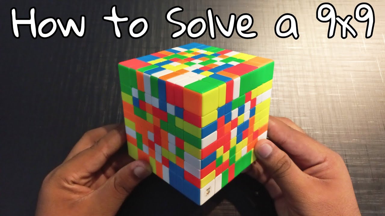 How to Solve a 9x9 Rubik's Cube (Hindi Urdu)