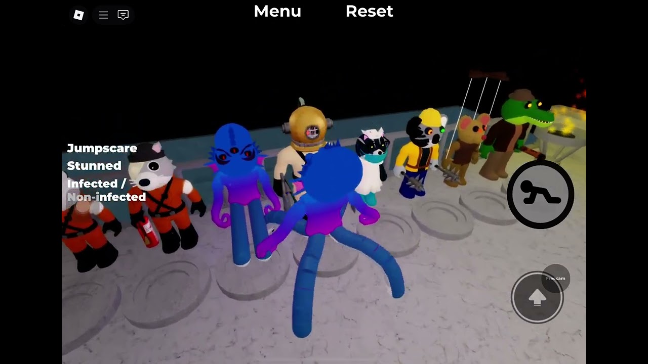 All jumpscares in piggy reborn rp in roblox +badge morphs and skins