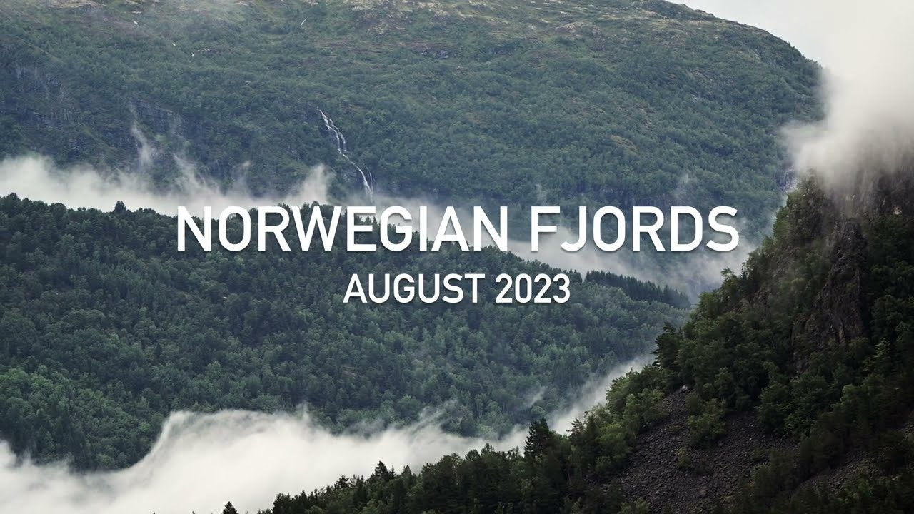 Norwegian Fjords cruise aboard Sky Princess August 2023 [4K]
