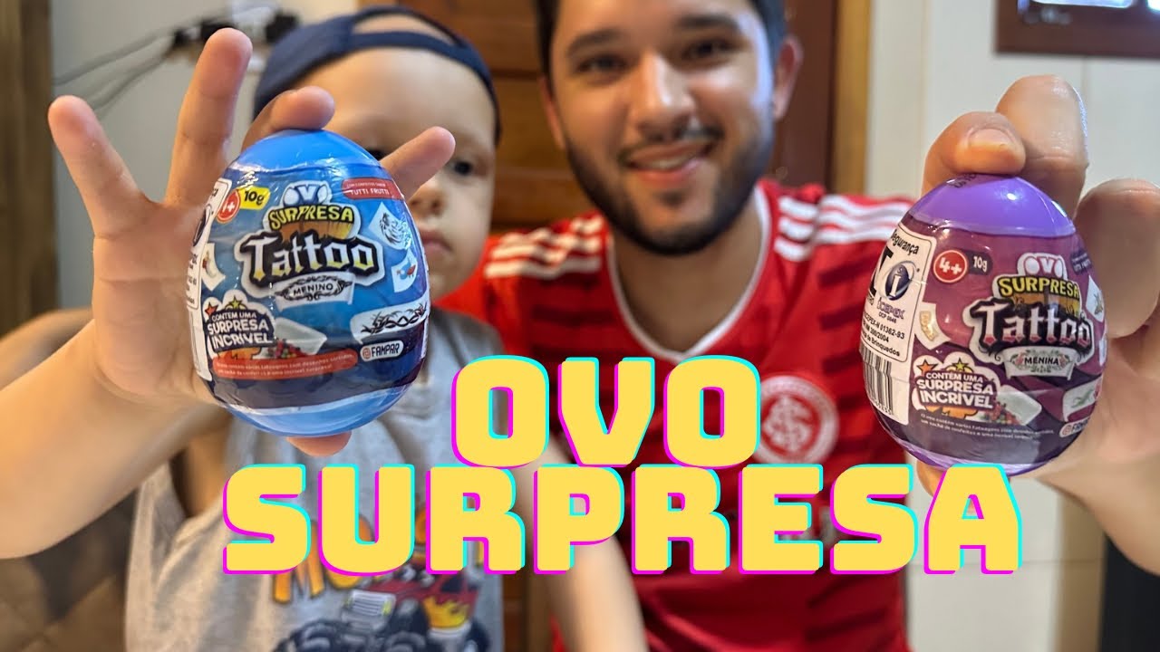 OVO MISTERIOSO COM MEU PAI- o que será que veio ?