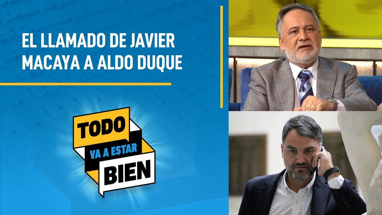 “Respetuosamente me lo PIDIÓ”, Javier Macaya le SOLICITÓ a Aldo Duque BAJAR SU CANDIDATURA