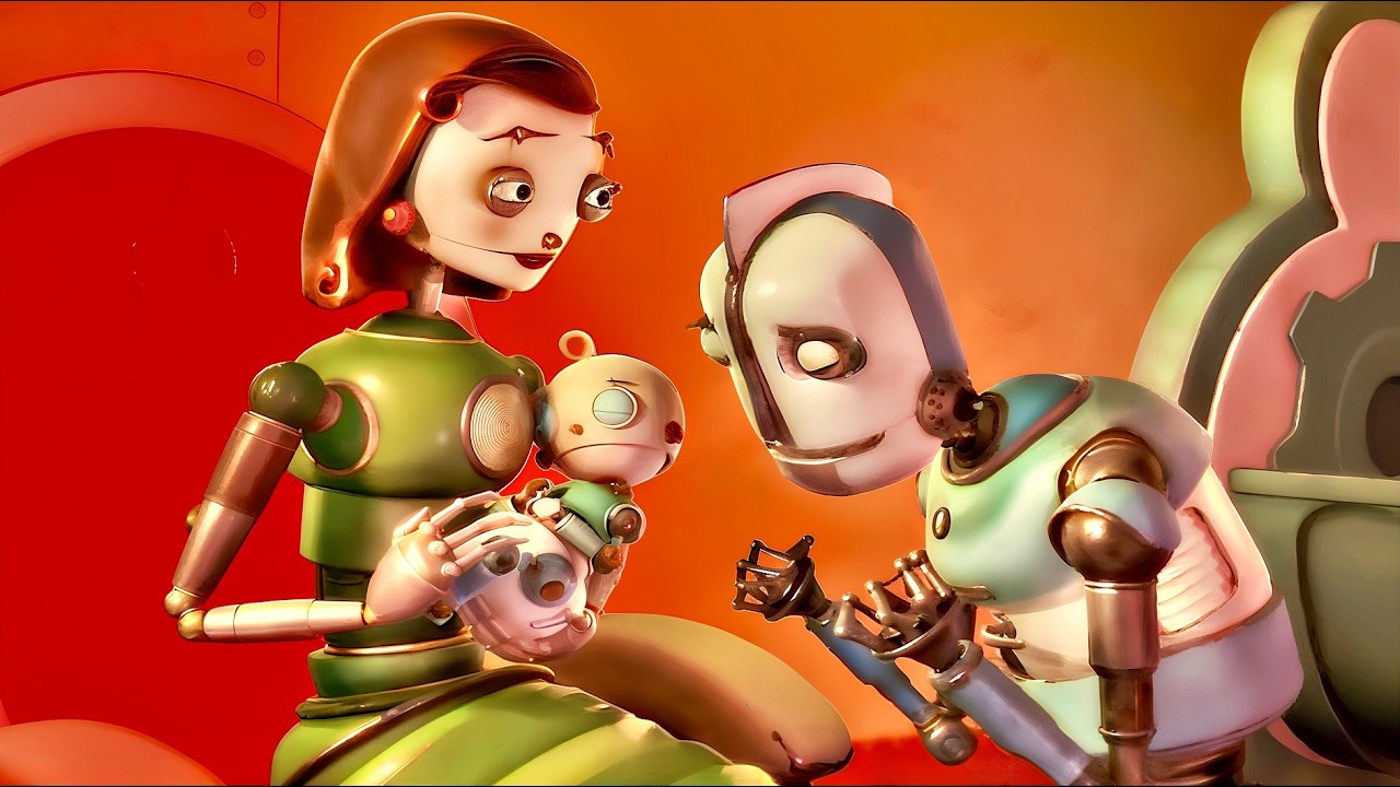 Dans ce MONDE, les ROBOTS ont des ENFANTS et achètent des PIÈCES de RECHANGE pour éviter la CASSE
