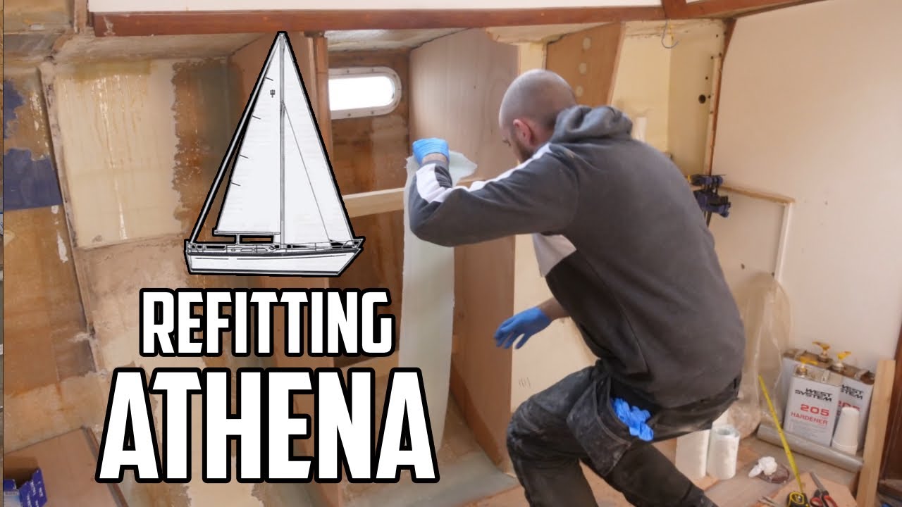 Sail Life - Tabbing everything to the hull! Yay mo’ fiberglass :D