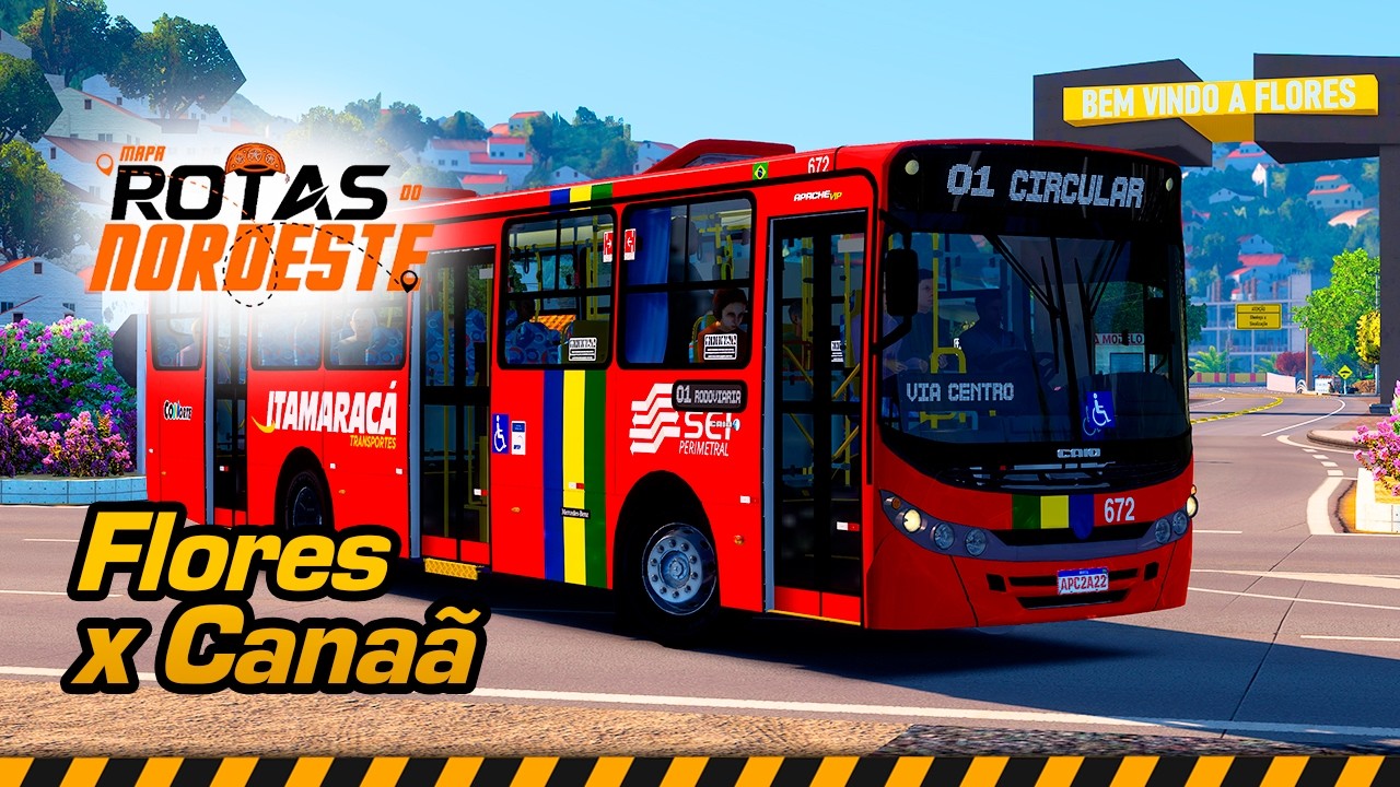 ETS2 MODBUS | Linha Flores x Canaã