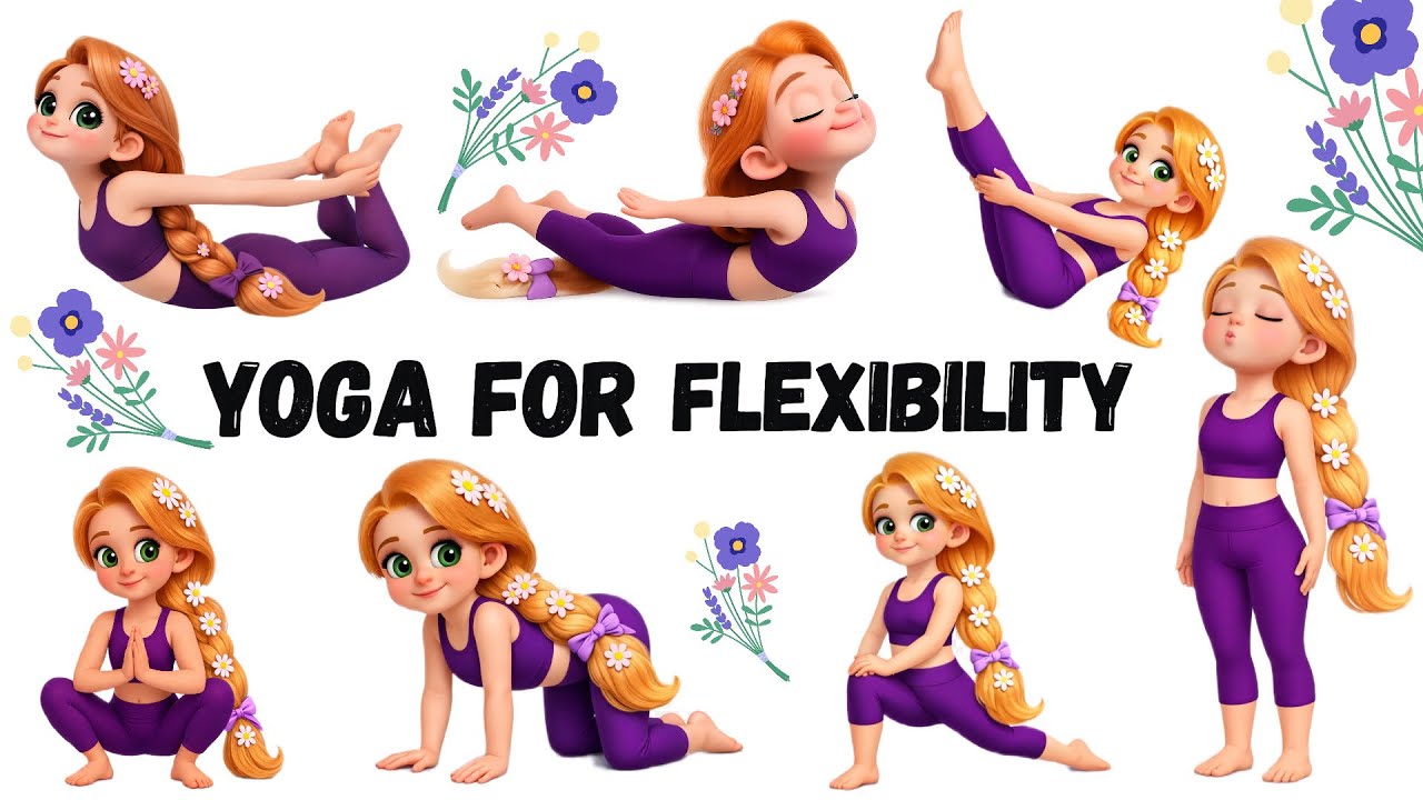 Yoga For Flexibility | Easy Kids Yoga | Ultimate Kids Fitness  | Yoga For Children 