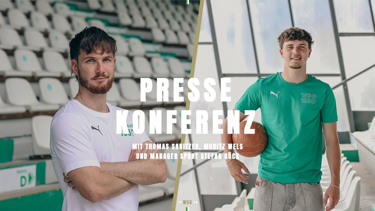Vorstellungs-PK von Thomas Sabitzer und Moritz Wels 🎙️ | ADMIRAL Bundesliga | Saison 2025/26
