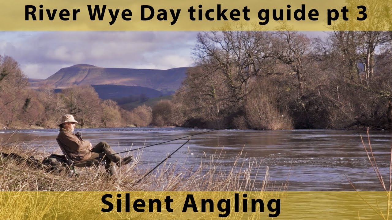 Fishing UK River Wye day ticket - coarse fishing Winter floodwater silent angling Rectory Fishery