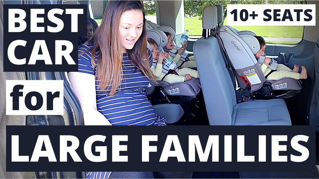 BEST Car for Family of 8! Triplets, 2 Toddlers & a Newborn!