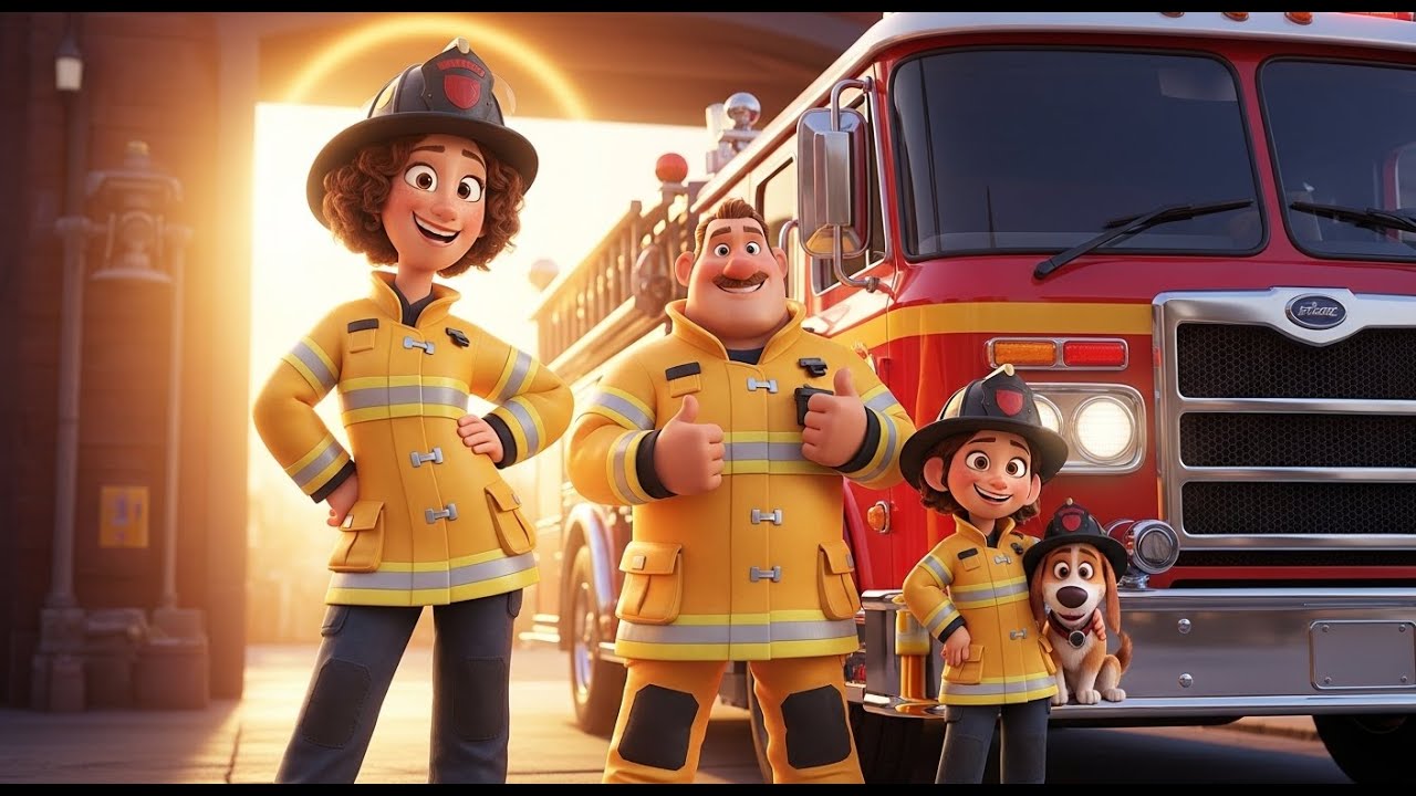 **Fire Truck Rescue Adventure 🚒 | Sing & Play Cartoon Rhymes for Kids**
