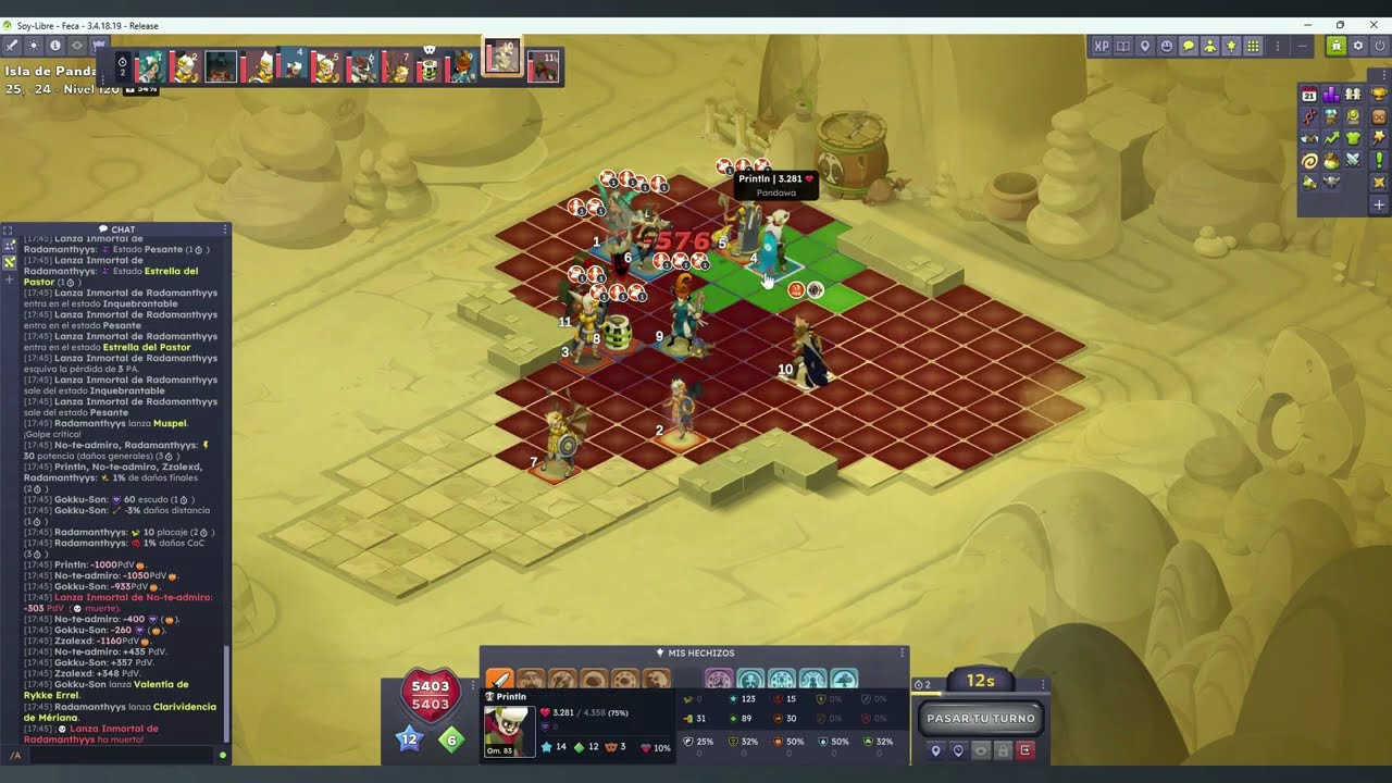 Zzalexd dofus talkasha #124 pvp 5 vs 5
