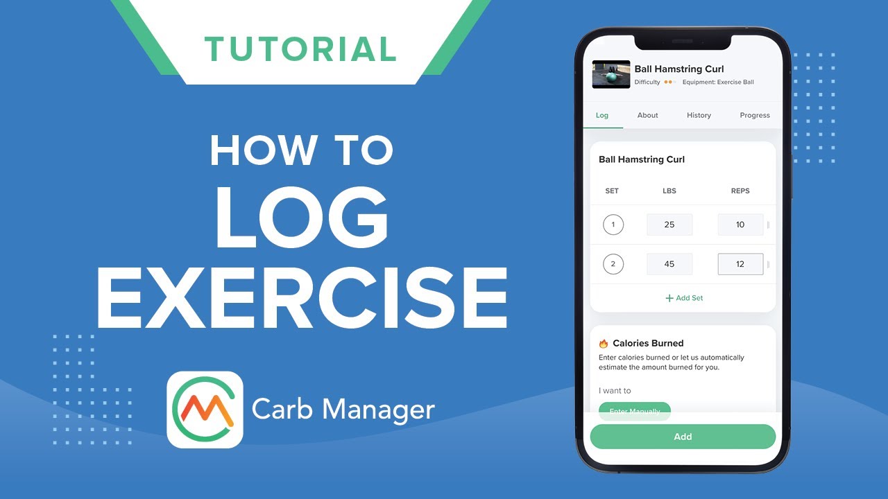 How to Log Exercise in Carb Manager