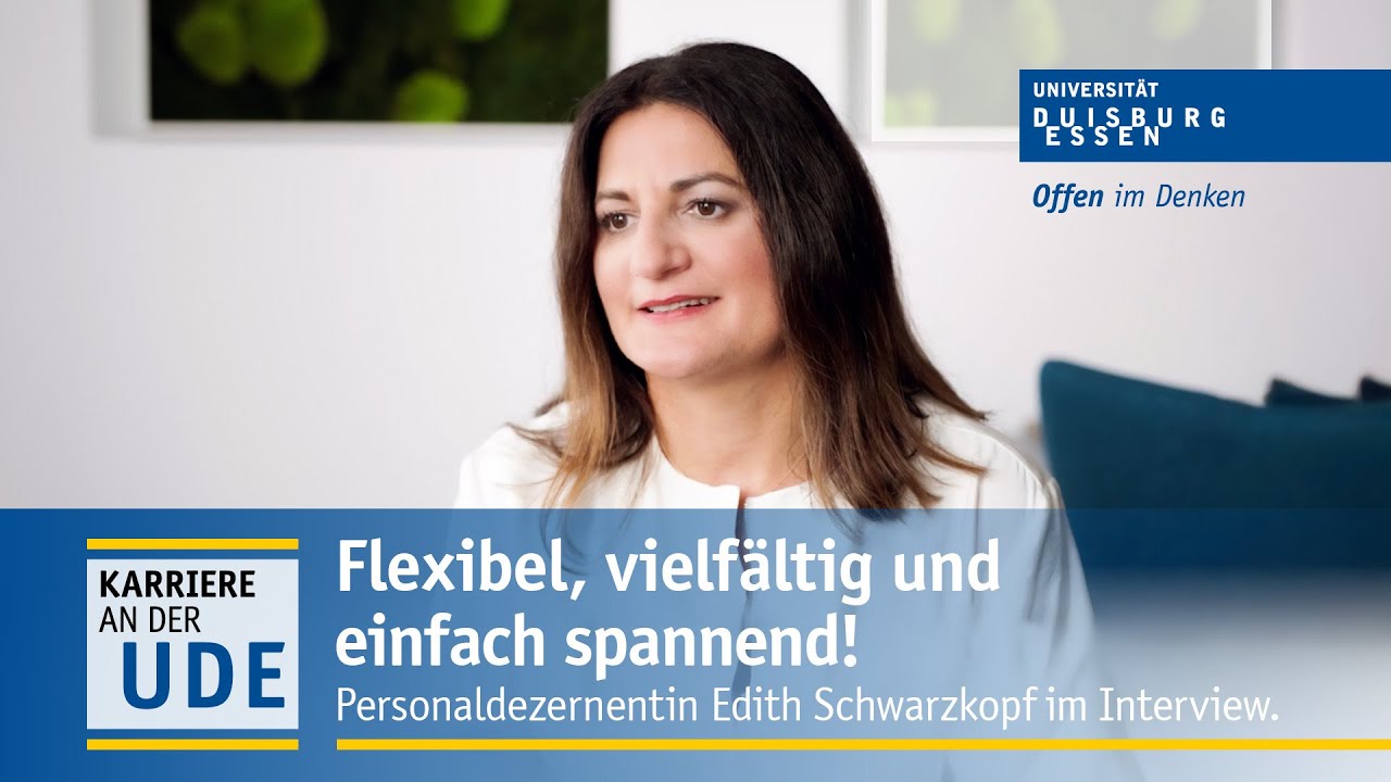 #KarriereAnDerUDE // Personaldezernentin Edith Schwarzkopf im Interview