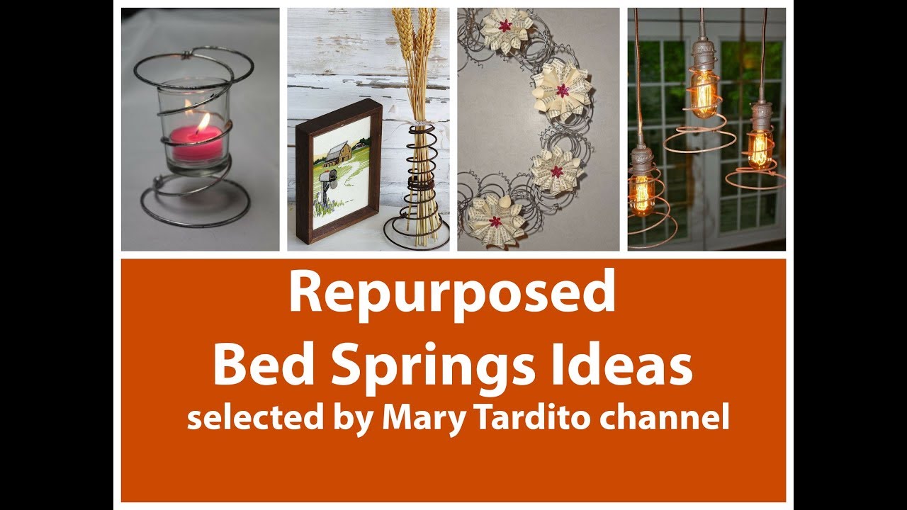Repurposed Bed Springs Ideas - Old Things Turned into New Things Ideas &ndash; Recycled Home Decor
