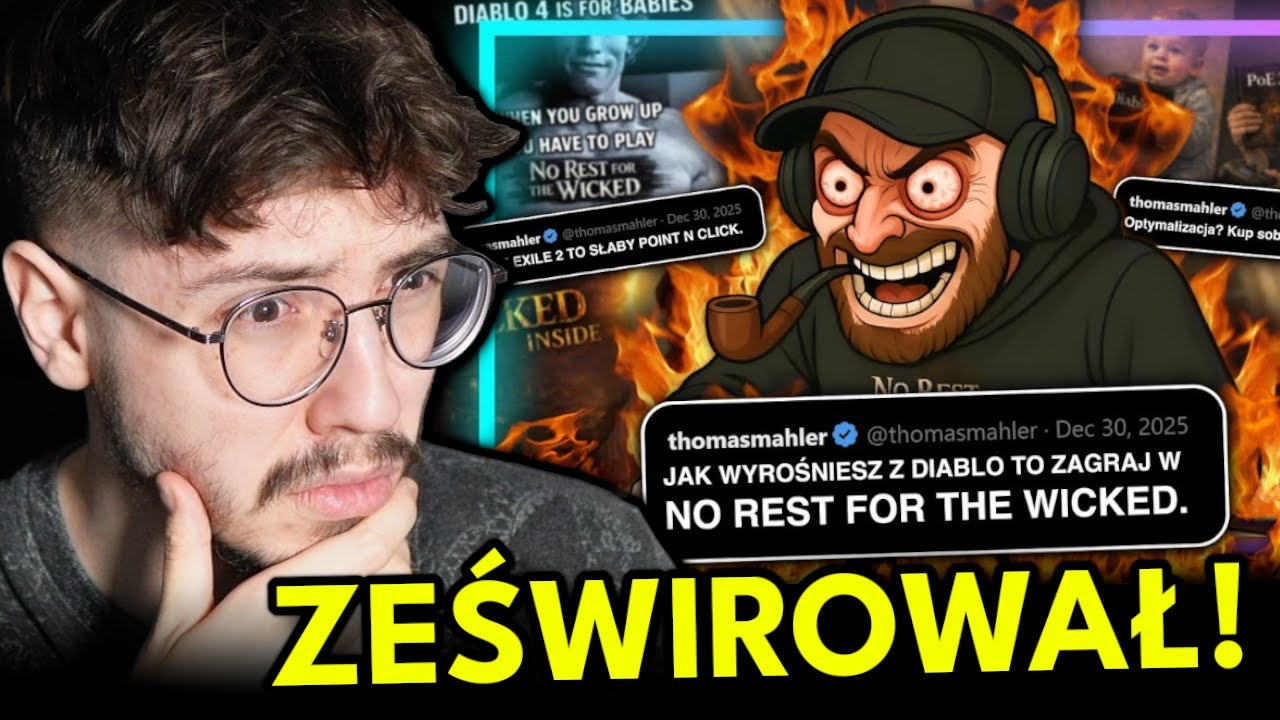 Twórca No Rest For The Wicked KOMPLETNIE ODLECIAŁ