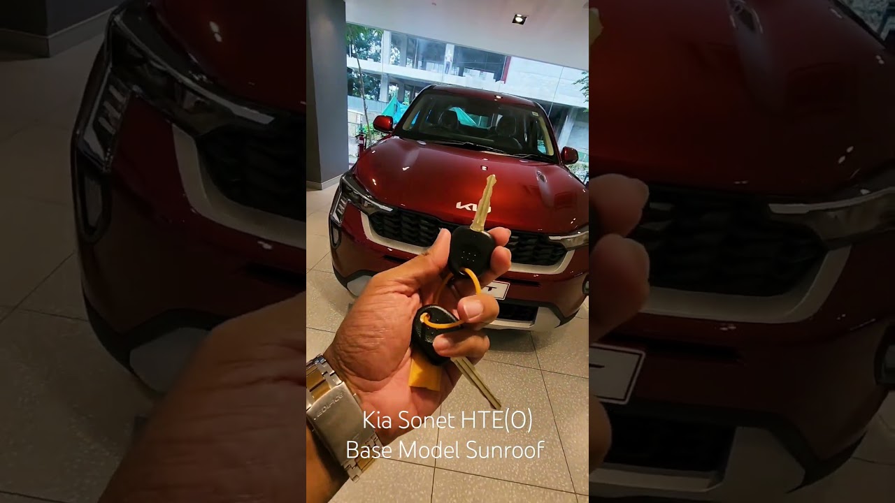 2024 Kia Sonet HTE(O) Base Model Sunroof with ful price list! 😲🔥 