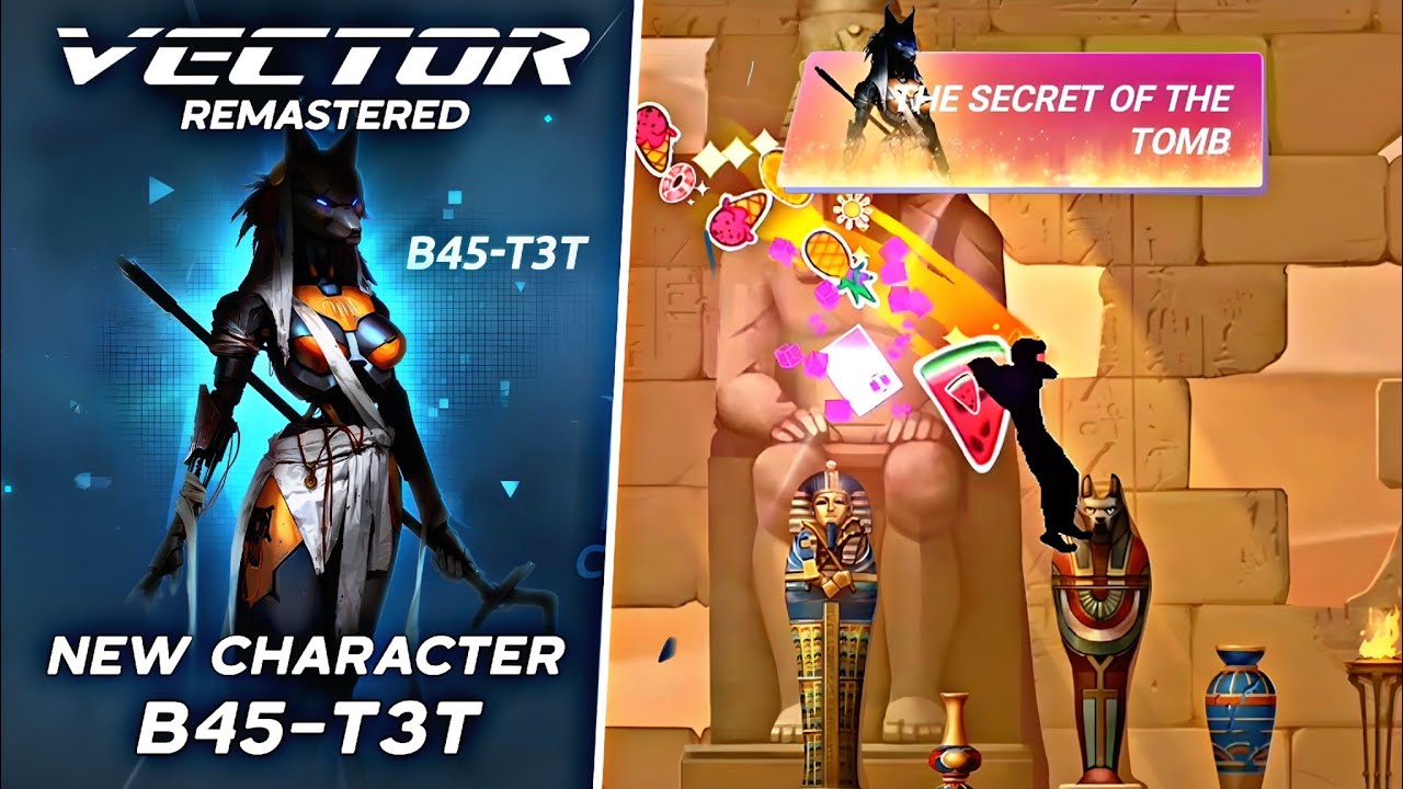 Vector Remastered - New Event The Secret Of The Tomb & New Character B45-T3T Gameplay 