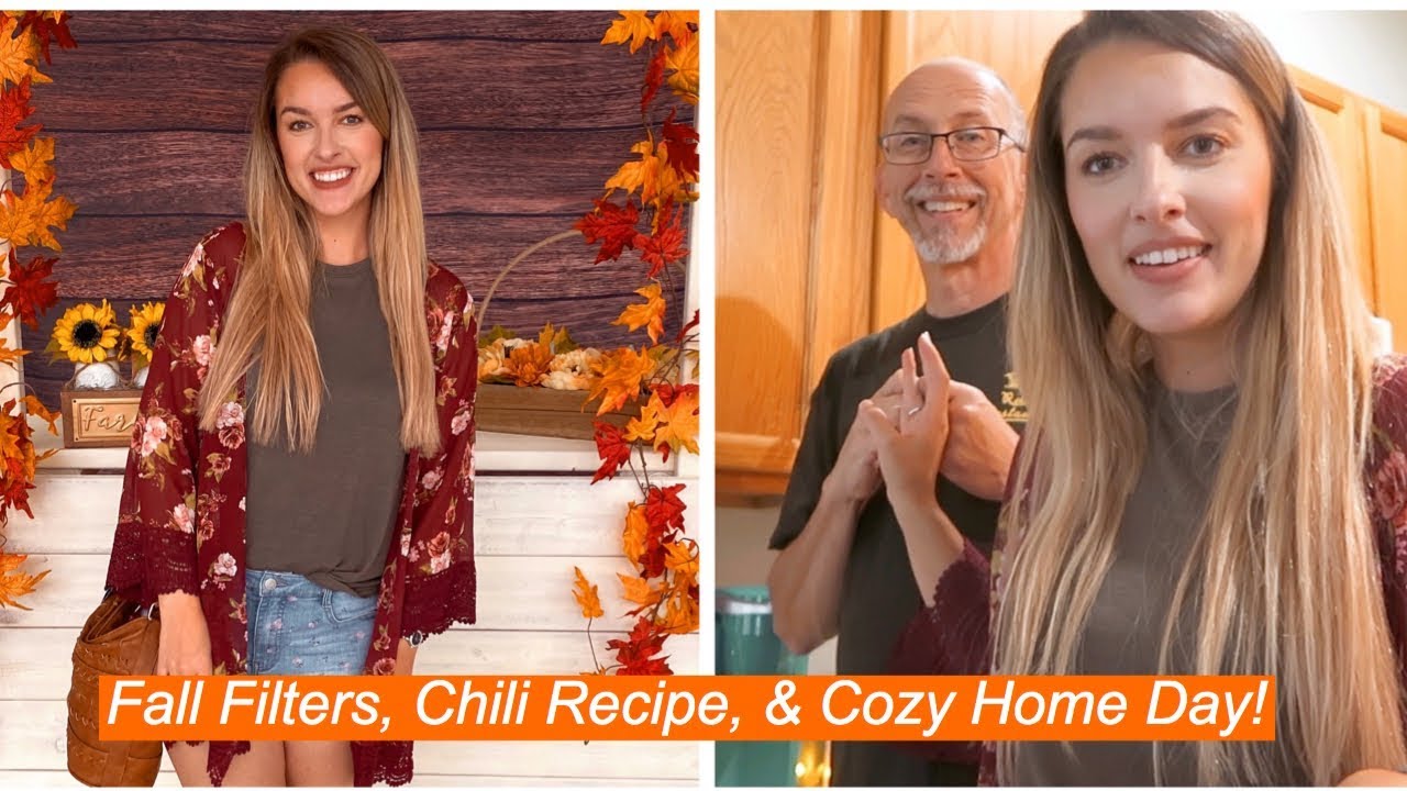 FAVORITE AUTUMN FILTER, CHILI RECIPE, & HOME VLOG!