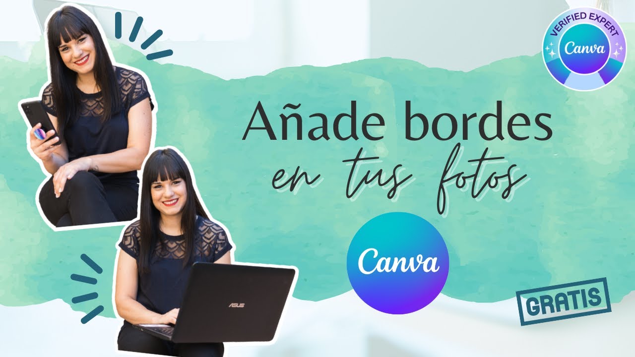Añade un borde en Canva GRATIS 🔥 con fondo o sin fondo y sin necesidad de cuenta de Canva PRO 💙