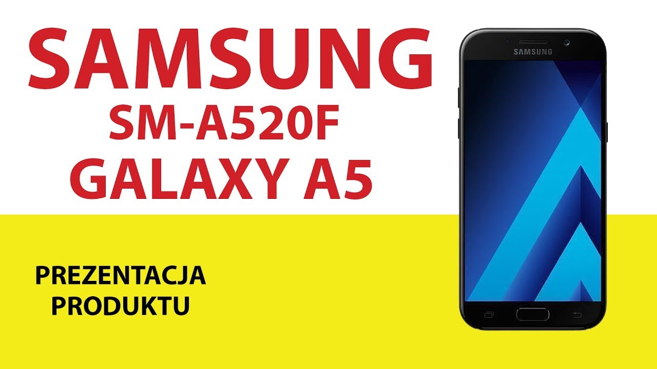 Smartfon SAMSUNG Galaxy A5 2017 SM-A520F Black Sky