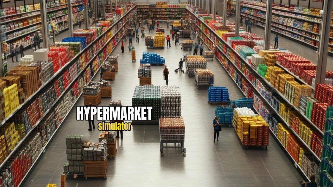 HyperMarket Simulator Fully stocked walk through