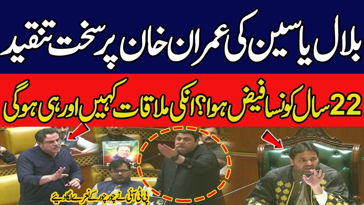 Bilal Yasin vs PTI MPA Farrukh Javed Moon | Huge Fight | PMLN vs PTI | Imran Khan | Faiz Hameed