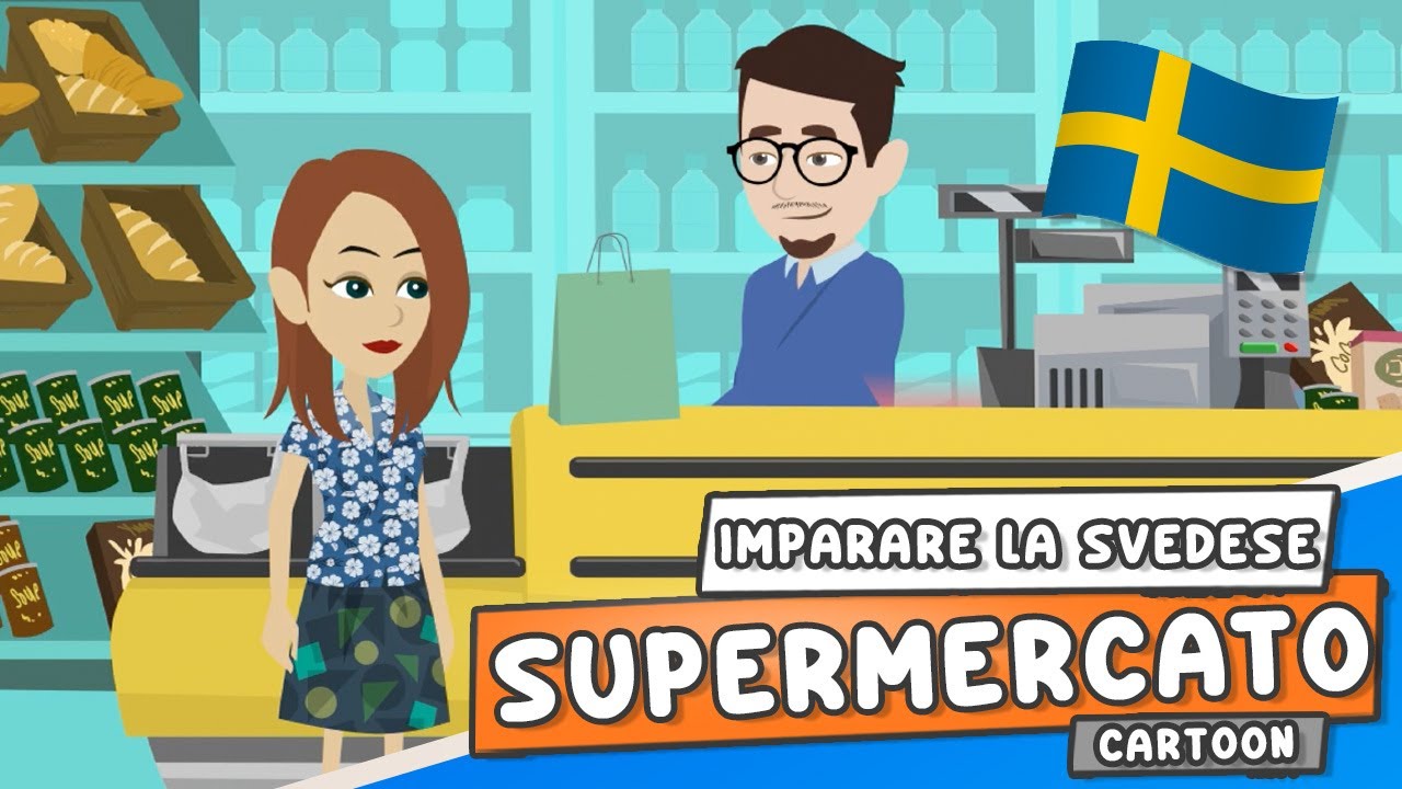AL SUPERMERCATO 🇸🇪 IMPARARE LO SVEDESE