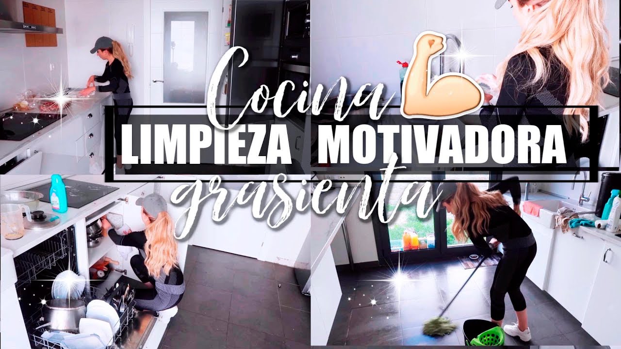 LIMPIEZA DE COCINA con mucha grasa después de una FIESTA / MOTIVACION 2019