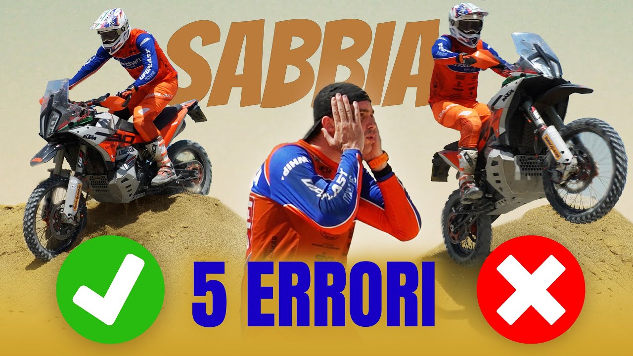 Top 5 errori più comuni sulla sabbia