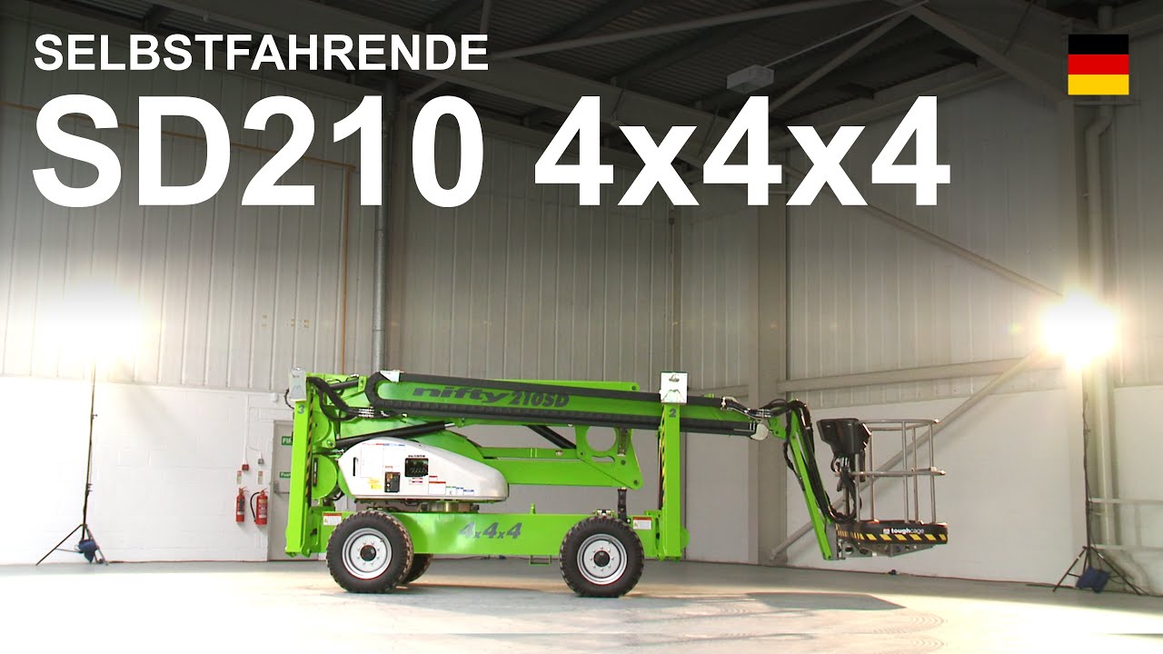 SD210 4x4x4 Produktvideo | Selbstfahrende Arbeitsbühnen von Niftylift