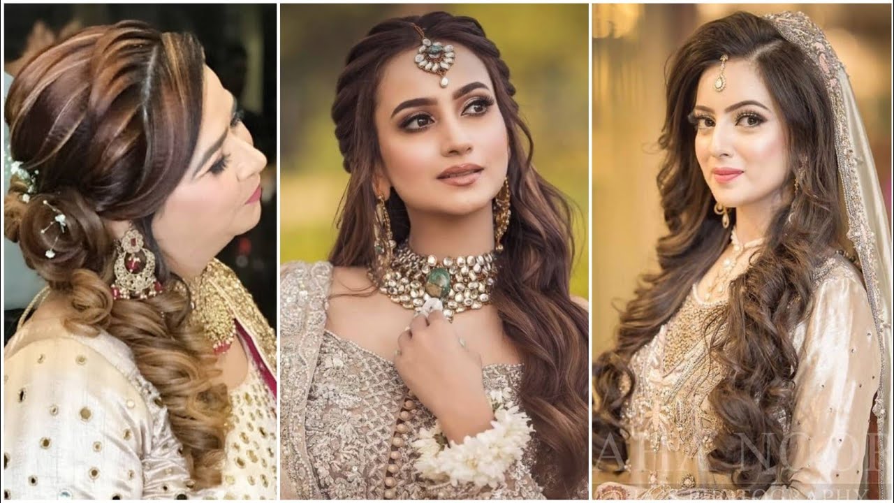 3 Latest Hairstyles || Open Hairstyles || Party Hairstyles || Advance Hairstyles || Dupatta Setting