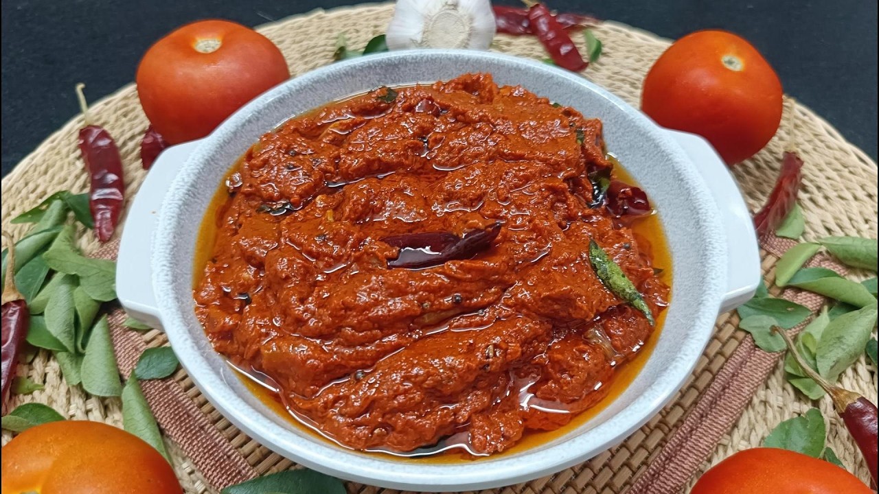 తక్కువ శ్రమతో ఇన్ స్టంట్ పచ్చడి.. ఎక్కువ కాలం నిల్వ పచ్చడి!! 🍅 🌶️ 😋| Tomato Pickle | Tomato Pachadi
